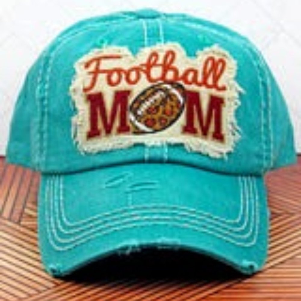 NWOT Womans FOOTBALL MOM Baseball Cap